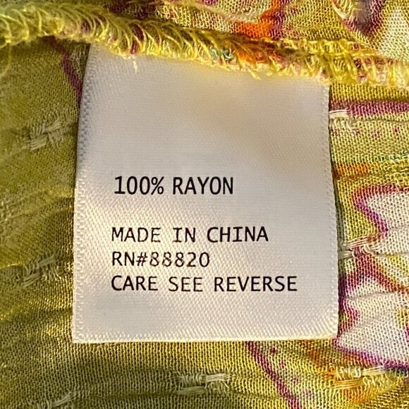 Haute Hippie Wide Leg Ankle Pants Womens Size S Elastic Waist Boho Peasant - Picture 6 of 6